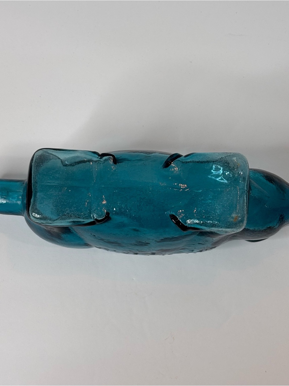 Vintage Suffolk Bitters Blue Pig Form Bottle - Picture 9 of 13
